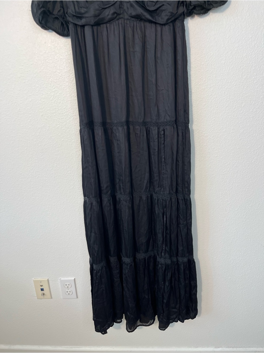 Tularosa Revolve Kalena Maxi Dress Black Night Bohemian Formal Dress XL - Picture 10 of 11